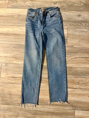 Kut from the Kloth Straight Leg Jeans in Medium Blue